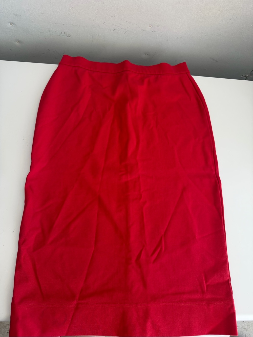 90’s Marc Jacob’s Gold-Zip Red Midi Skirt